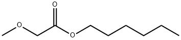 Acetic acid, 2-methoxy-, hexyl ester Structure