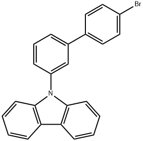 9-(4'-溴-[1,1'-联苯] -3-基)-9H-咔唑,1464824-91-6,结构式