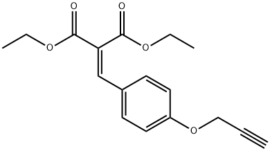 Diethyl [4-(prop-2-yn-1-yloxy)benzylidene]propanedioate Structure