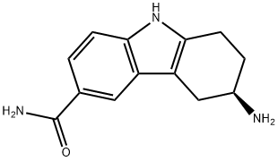 (R )-6-amino-6,7,8,9-tetrahydro-5H-carbazole-3-carboxamide Structure