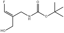 Carbamic acid, N-[(2E)-3-fluoro-2-(hydroxymethyl)-2-propen-1-yl]-, 1,1-dimethylethyl ester, 1478364-91-8, 结构式