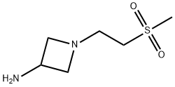 1-(2-methylsulfonylethyl)azetidin-3-amine,1480755-29-0,结构式