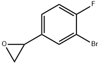 2-(3-bromo-4-fluorophenyl)oxirane Struktur