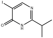 5-Iodo-2-isopropyl-pyrimidin-4-ol 结构式