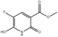 METHYL 5-FLUORO-2,6-DIHYDROXYNICOTINATE 结构式