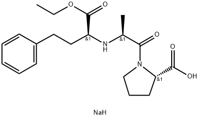 enalapril sodium salt 化学構造式