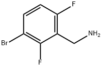 (3-bromo-2,6-difluorophenyl)methanamine 结构式