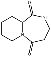 decahydropyrido[1,2-a][1,4]diazepine-1,5-dione Struktur