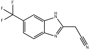 2-(氰基甲基)-6-三氟甲基苯并咪唑,1500844-32-5,结构式