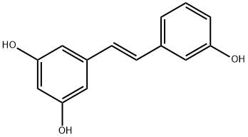 3,5,3'-Trihydroxystilbene 结构式