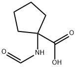 1-formamidocyclopentane-1-carboxylic acid Structure