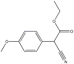 ethyl 2-cyano-2-(4-methoxyphenyl)acetate,15032-40-3,结构式