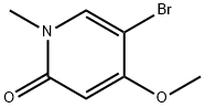 5-bromo-4-methoxy-1-methylpyridin-2(1H)-one,1509934-01-3,结构式