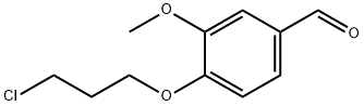 4-(3-CHLOROPROPOXY)-M-ANISALDEHYDE Struktur