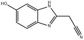 2-(氰基甲基)-5-羟基苯并咪唑, 1522542-95-5, 结构式