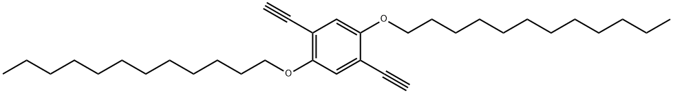 1,4-BIS(DODECYLOXY)-2,5-DIETHYNYLBENZENE,152270-00-3,结构式
