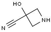 3-Hydroxyazetidine-3-carbonitrile 结构式