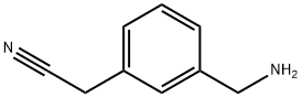 Benzeneacetonitrile, 3-(aminomethyl)- Struktur