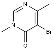 5-溴-3,6-二甲基-3,4-二氢嘧啶-4-酮,1530950-02-7,结构式