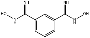 イソフタルアミドオキシム 化学構造式