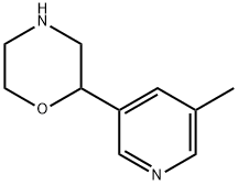2-(5-methylpyridin-3-yl)morpholine,1533948-14-9,结构式