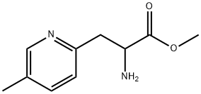 METHYL 2-AMINO-3-(5-METHYLPYRIDIN-2-YL)PROPANOATE Structure