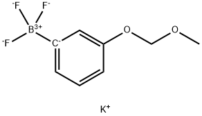 [3-(甲氧基甲氧基)苯基]三氟硼酸钾,1542163-53-0,结构式