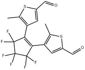 1,2-双(5'-甲酰-2'-甲基-3'-噻吩基)全氟环戊烯,154566-75-3,结构式