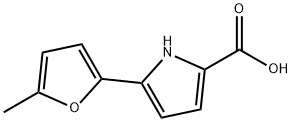 5-(5-Methylfuran-2-yl)-1H-pyrrole-2-carboxylic acid, 1547645-87-3, 结构式