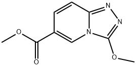 methyl 3-methoxy-[1,2,4]triazolo[4,3-a]pyridine-6-carboxylate 结构式