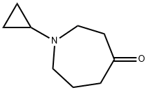 1-环丙基氮杂环庚烷-4-酮, 1557339-02-2, 结构式