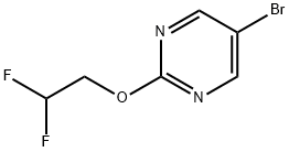 5-Bromo-2-(2,2-difluoroethoxy)pyrimidine Structure