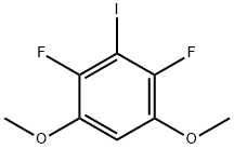 2,4-二氟-3-碘-1,5-二甲氧基苯,1560796-27-1,结构式