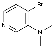 4-Bromo-3-(dimethylamino)pyridine Struktur