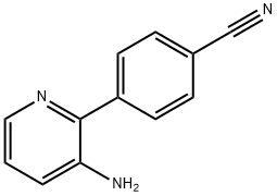 4-(3-AMINOPYRIDIN-2-YL)BENZONITRILE Struktur