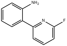 2-Fluoro-6-(2-aminophenyl)pyridine 结构式