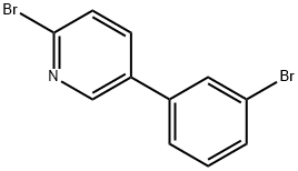 2-BROMO-5-(3-BROMOPHENYL)PYRIDINE 结构式