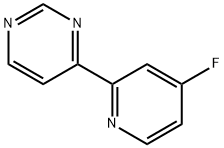 4-Fluoro-2-(pyrimidin-4-yl)pyridine,1563530-98-2,结构式