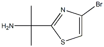 4-Bromo-2-(2-aminopropan-2-yl)thiazole 化学構造式