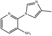 3-AMINO-2-(4-METHYLIMIDAZOL-1-YL)PYRIDINE Struktur