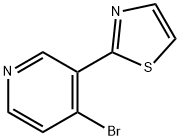 4-Bromo-3-(Thiazol-2-yl)pyridine Struktur
