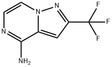 Pyrazolo[1,5-a]pyrazin-4-amine, 2-(trifluoromethyl)- Struktur