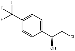 (S)-2-氯-1-(4-(三氟甲基)苯基)乙醇,1568044-40-5,结构式