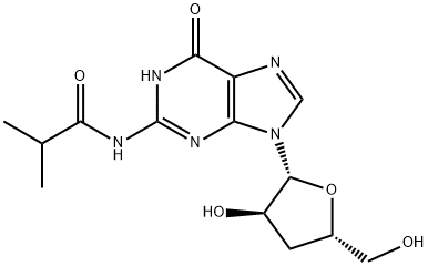N2-iso-Butyroyl-3'-deoxyguanosine 化学構造式