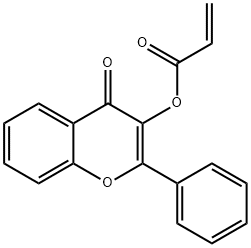 3-acryloyloxyflavone Structure