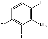 3,6-Difluoro-2-iodoaniline 结构式
