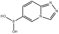 [1,2,4]三唑并[4,3-A]吡啶-6-基硼酸, 1588769-41-8, 结构式