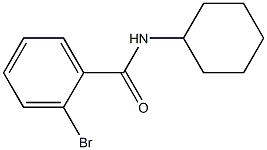 2-ブロモ-N-シクロヘキシルベンズアミド 化学構造式