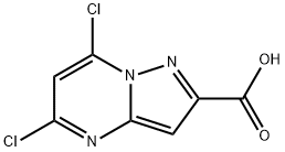 5,7-dichloropyrazolo[1,5-a]pyrimidine-2-carboxylic acid Structure