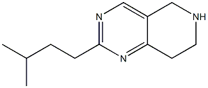 2-(3-methylbutyl)-5H,6H,7H,8H-pyrido[4,3-d]pyrimidine 结构式